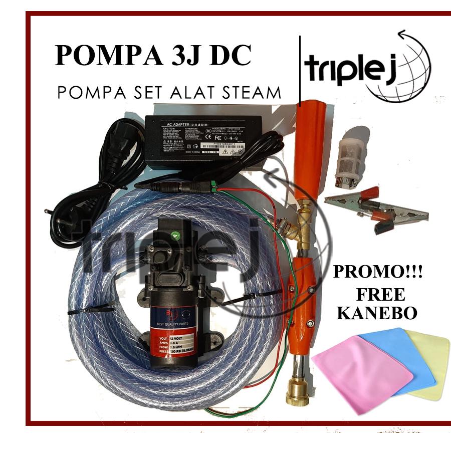 Pompa DC set alat mesin cuci motor mobil AC steam power sprayer portable