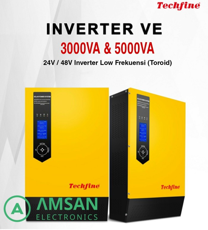 Techfine Inverter Hybrid Kva Low Frekuensi V V Lf Trafo Mppt A