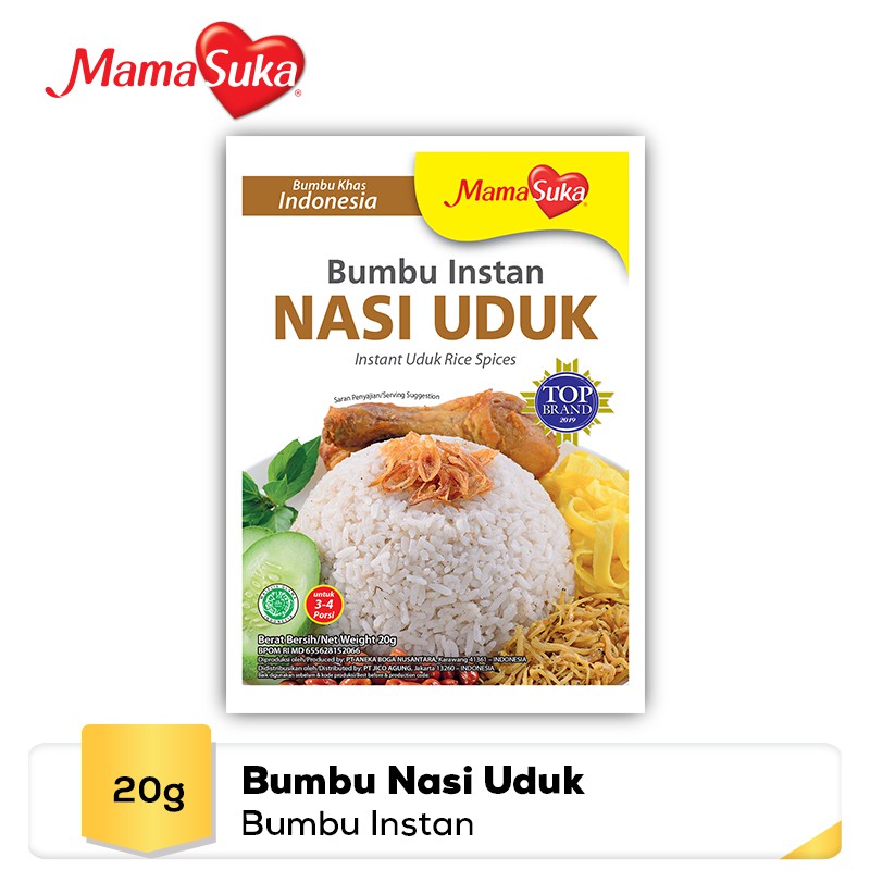 MamaSuka Bumbu Nasi Uduk 20 Gr Lazada Indonesia