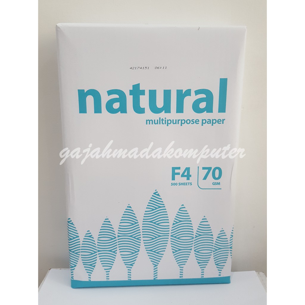 Kertas HVS F4 FOLIO 70 Gr 70 Gsm 70gram NATURAL GOJEK Lazada Indonesia