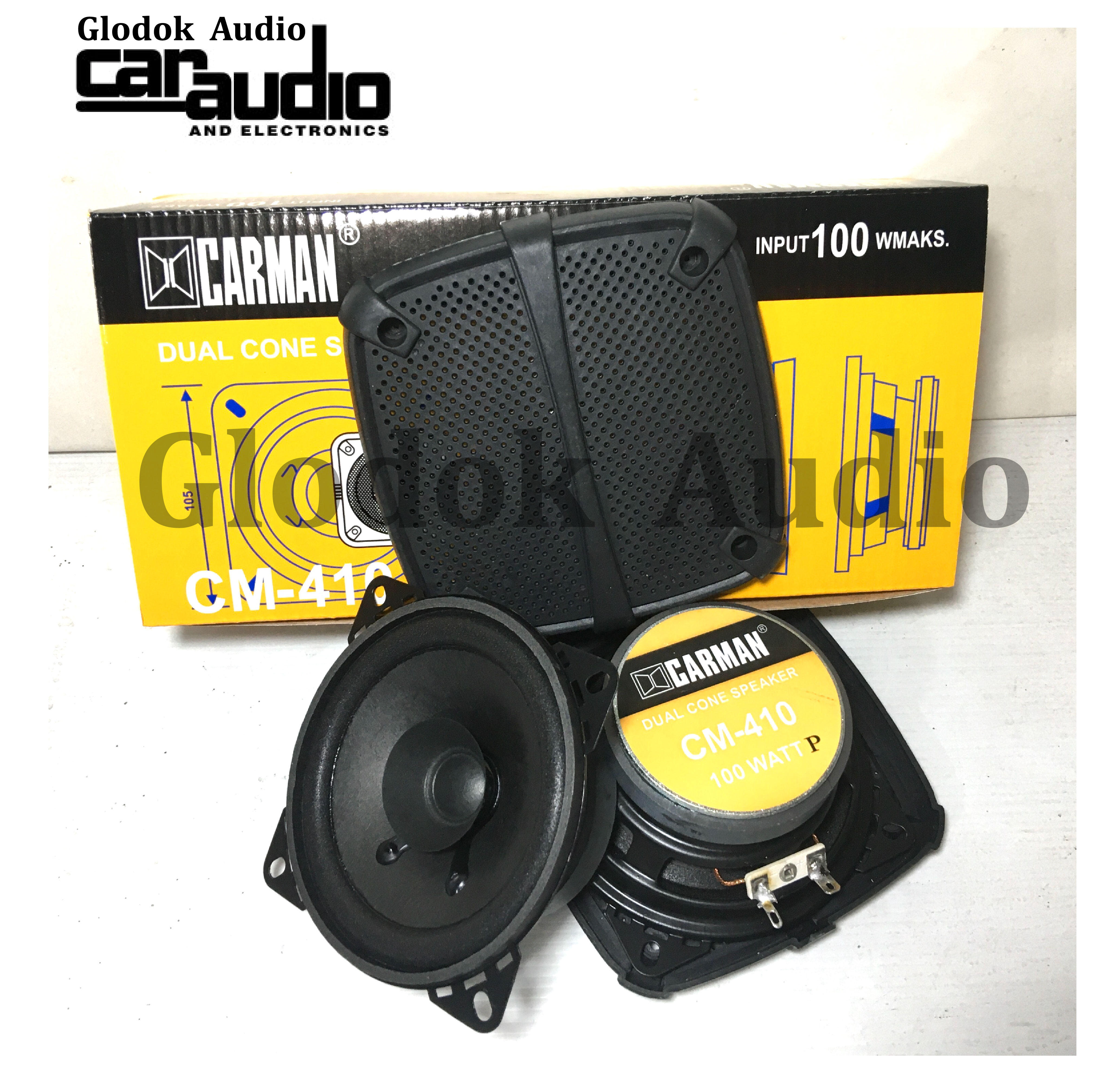 Carman CM 410 Speaker Mobil 4 Set Speaker Pintu Lazada Indonesia