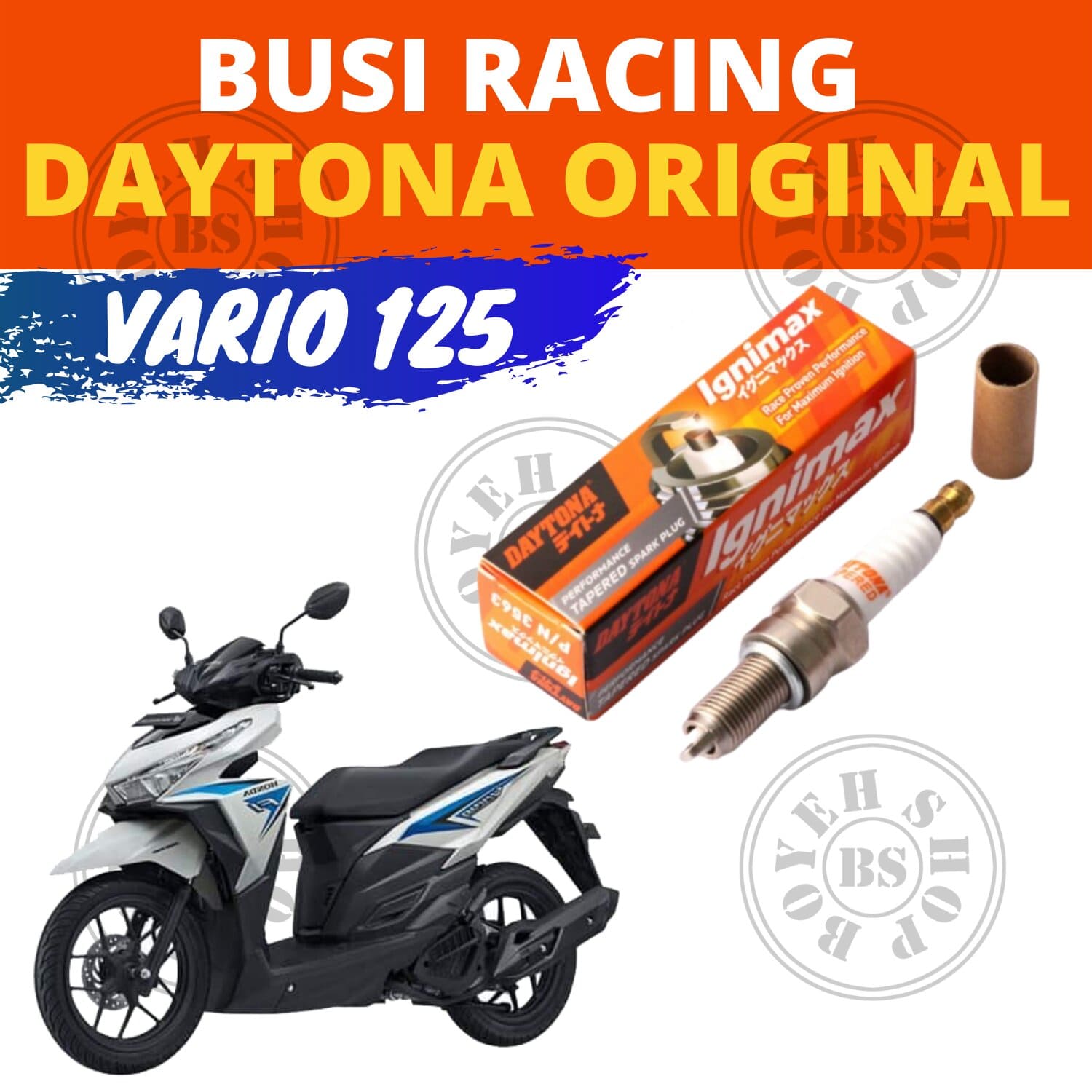 Busi Racing Vario 125 Iridium Daytona Original 3390 Lazada Indonesia