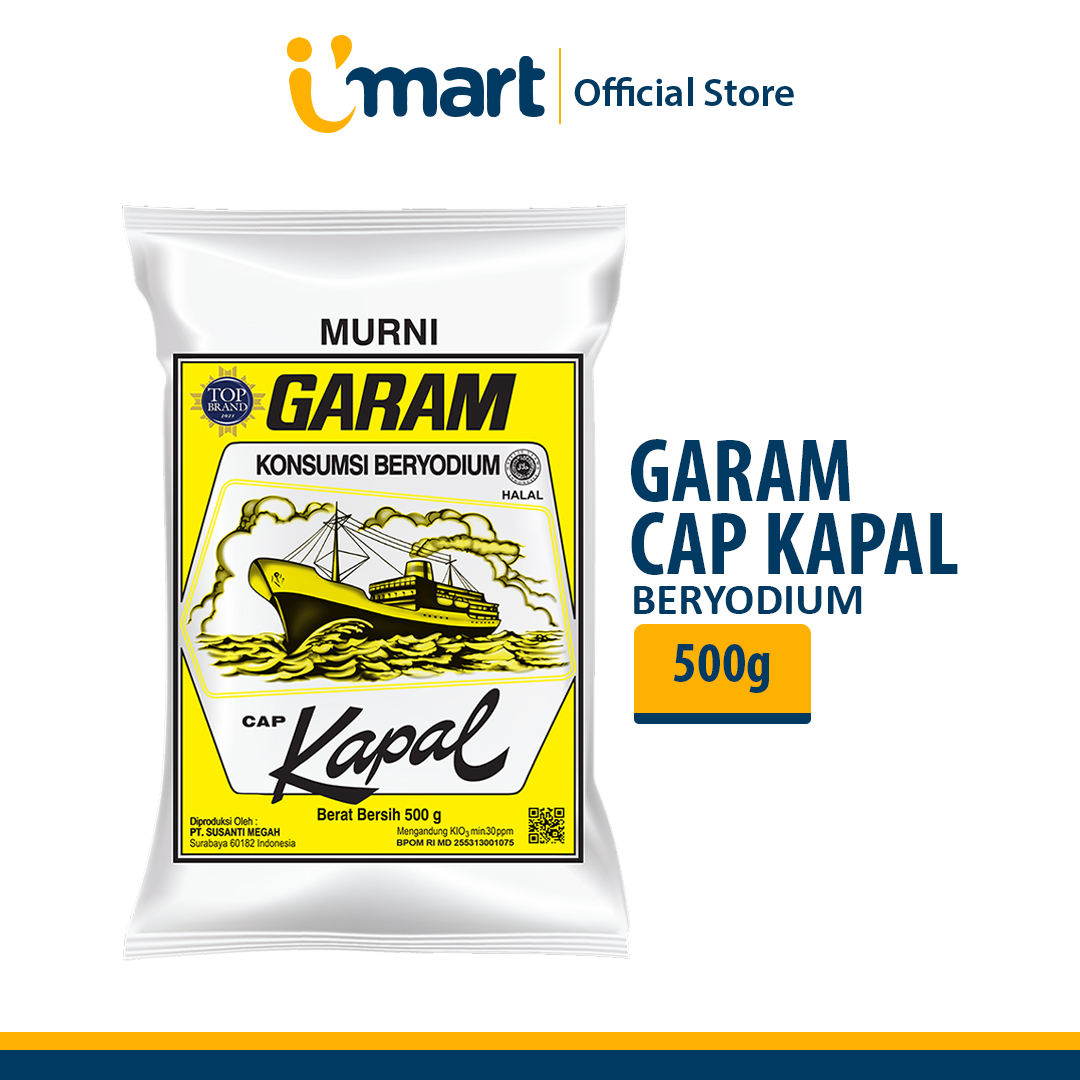 Kapal Garam Meja Yodium 500g Lazada Indonesia