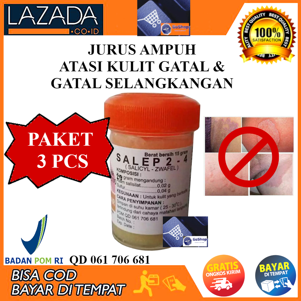 Cod Paket Pcs Salep Zwafel Obat Gatal Akibat Scabies Psoriasis