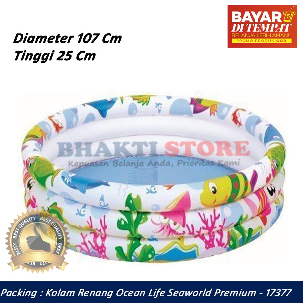 Kolam Renang Anak Mandi Bola Ocean Life Sea World Pool Premium New - 107 x 25 Cm #17377