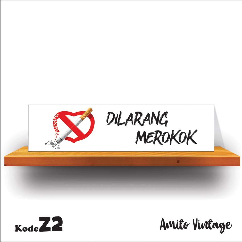 Hiasan Dinding Walldecor Pajangan Pintu Dilarang Merokok Lazada Indonesia