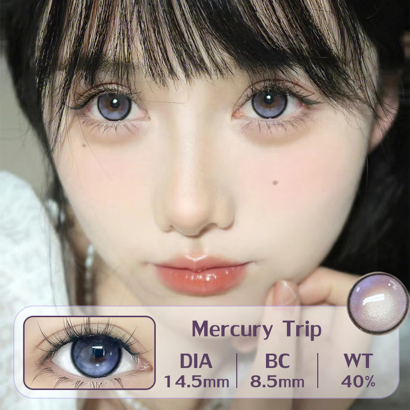 SOFTLENS X2 Mata Minus 14 5mm Coconut Blue Lensa Kontak Berwarna Korean