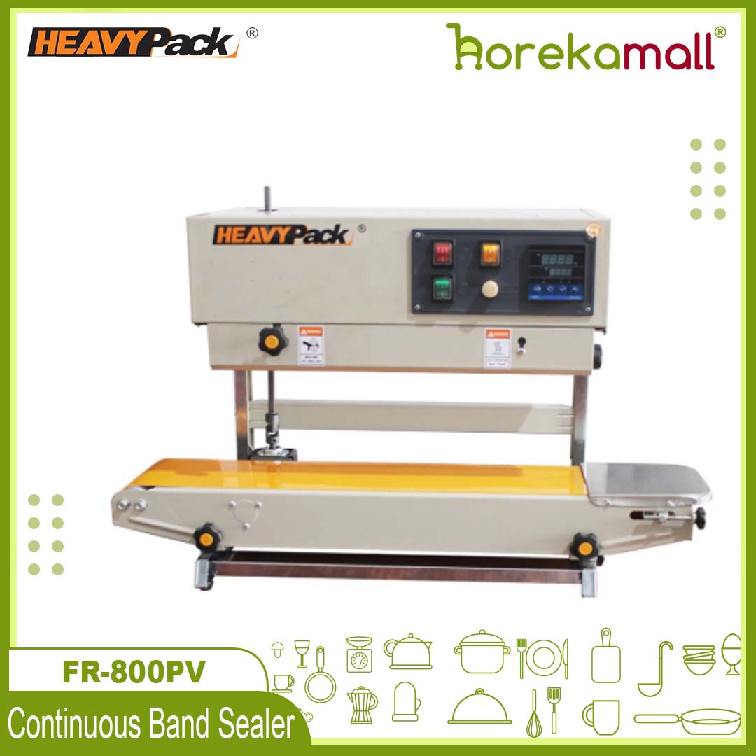 Continuous Band Sealer Mesin Segel Plastik Fr Pv Heavypack