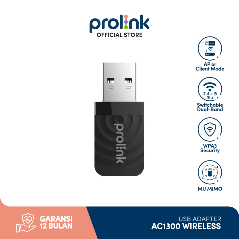 Prolink Ac Usb Wifi Adapter Wireless Dual Band Dongle Wifi