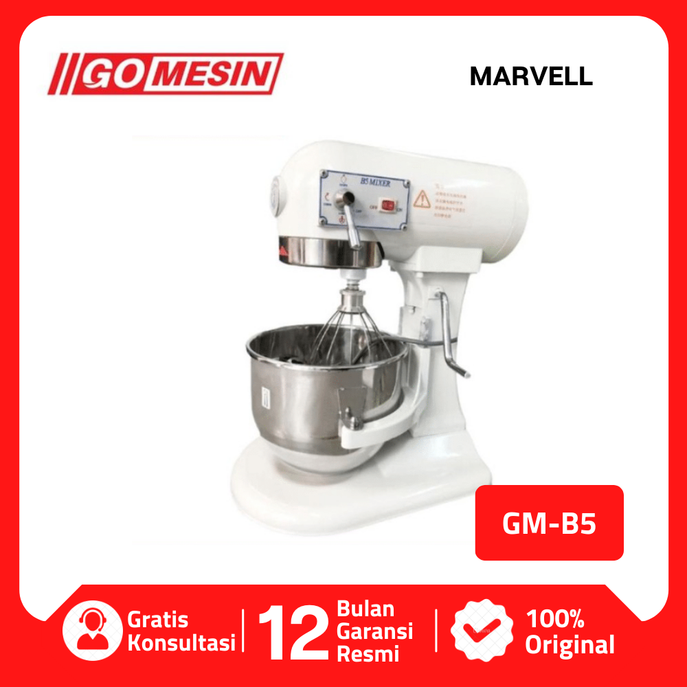 Planetary Mixer Gomesin Gm B Mixer Adonan Roti Kue Gm B Original