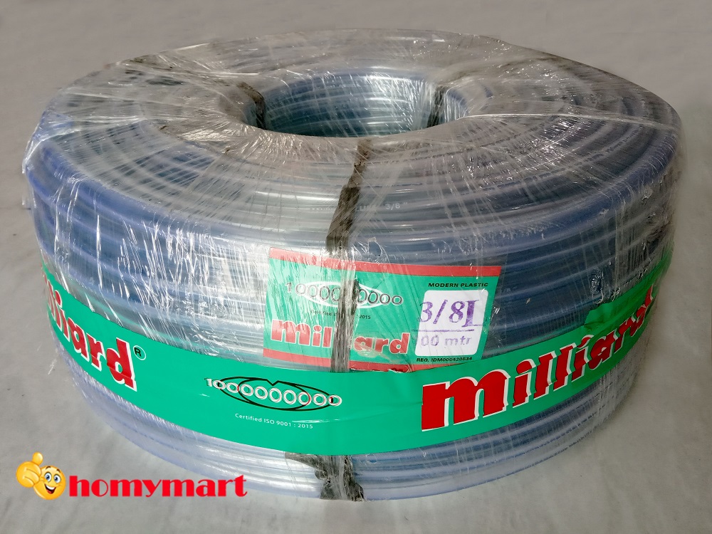 1 Roll 100m Selang Transparan L 3 8 LUBE Tebal Milliard Lazada