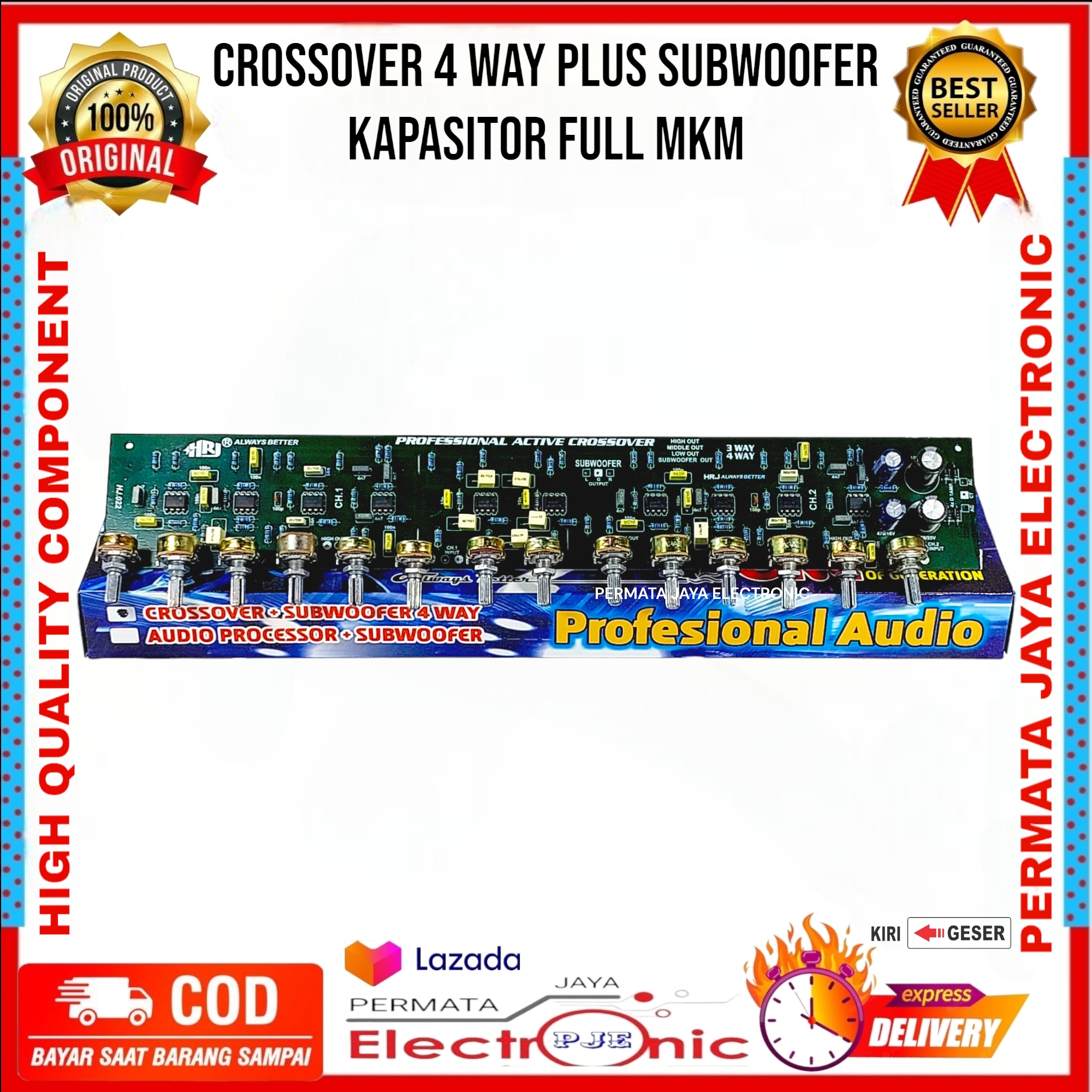 Kit Crossover Aktif Way Plus Subwoofer Lazada Indonesia