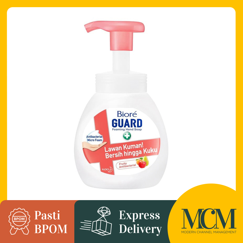 Sabun Cuci Tangan Biore Guard Foaming Hand Soap Fruity Bottle 250 ML