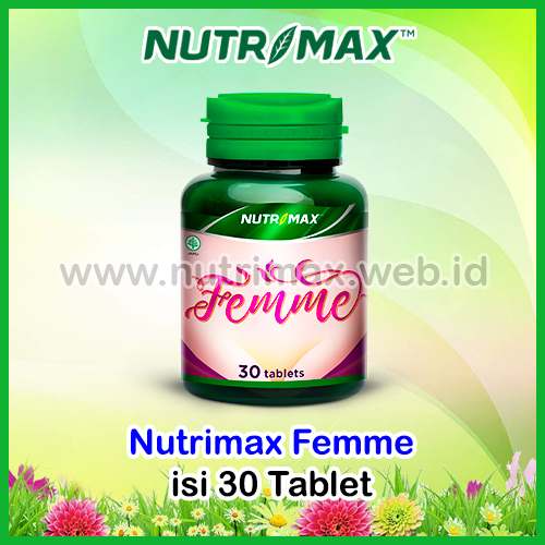 Nutrimax Femme Isi Tablet Vitamin Alami Nutrimax Feme Lazada Indonesia