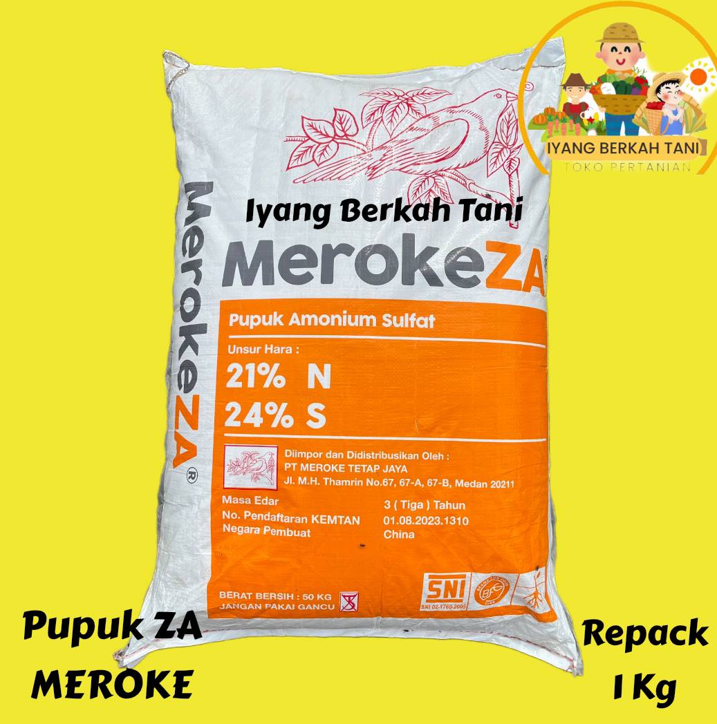 Pupuk Meroke Za Kg Amonium Sulfat Kemasan Repack Lazada Indonesia