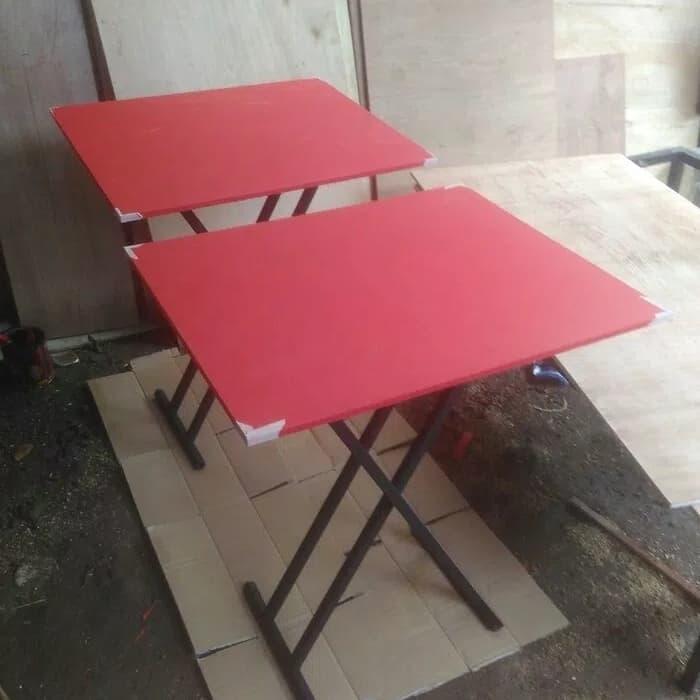 promo meja lipat Bazar murah 50x50x70/kantin, jualan