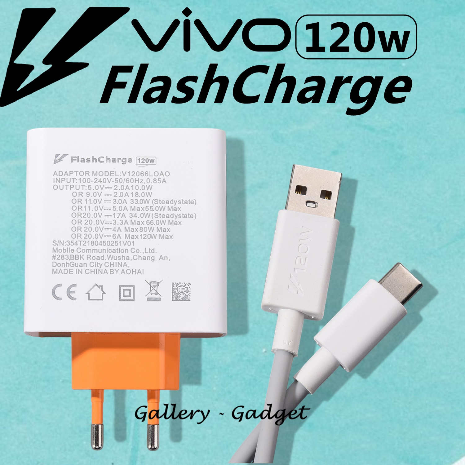 Charger Vivo Watt Super Flash Charging Fast Charging Original