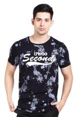 3 Second Men Tshirt Black Diskon discount murah bazaar baju celana fashion brand branded