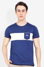 3 Second Men Tshirt Blue Diskon discount murah bazaar baju celana fashion brand branded