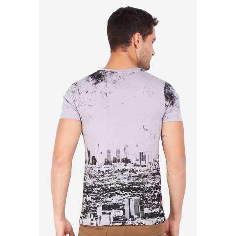 3 Second Men Tshirt Grey Diskon discount murah bazaar baju celana fashion brand branded 2