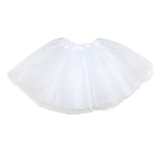 Dewasa Remaja Gadis Tutu Balet Rok Tulle Kostum Fairy Party Hens Night Putih