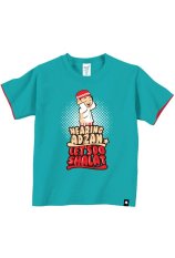 Afrakids AF116 Kaos Anak Muslim - Hearing Adzan - Biru