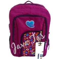 Alto Tas Ransel JV-002 Ungu + Waterproof Raincover