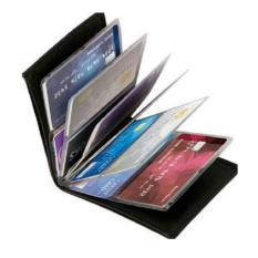 As Seen On TV Wonder Wallet RFID Blocker 24 Card Holder Dompet Kartu Serbaguna