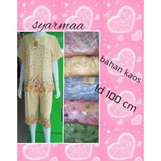 Baby doll syarma , setelan baju tidur wanita busui kancing depan , piyama lengan pendek murah