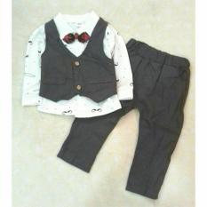 Baju Anak Setelan Rompi Fashion Import / Baju Pesta Anak Cowok Tuxedo