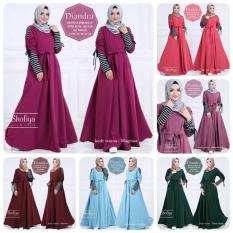Baju Gamis Diandra Dress Ori Shofiya Longdress