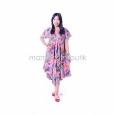 Baju Hamil Daster Hamil Menyusui Pelangi Payung Cantik - Orange