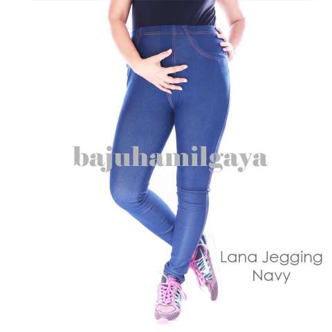 Baju Hamil Gaya - LANA JEGGING NAVY - Celana Hamil Baju Hamil Murah 1