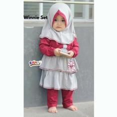 baju muslim balita perempuan I set busana anak muslim I gamis anak impor I winnie set