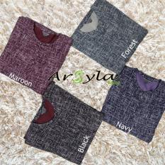 Baju Muslim Gamis Linen Patern Premium Motif Abstrak Kancing Depan Busui Friendly Fashion Wanita