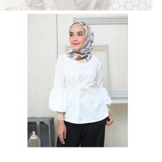 Baju Original Arshy Top Baju Blus Atasan Wanita Baju Kerja Blouse Kemeja Perempuan Pakaian Kerja Baju Muslim Warna Putih