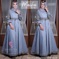 Baju Gamis Wanita Baju Muslimah Baju Hijab Maika Dress Baloteli