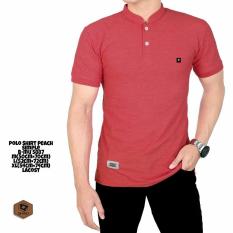 bajuku murah poloshirt peach simple b-mu 5887 kaos polo kaos krah kaos pria kaos wanita kaos distro fashion pria fashion distro atasan pria kaos oblong kaos koko kemeja kerja kemeja kantor kaos polos kaos corak kaos trendy kaos lengan pendek sweater