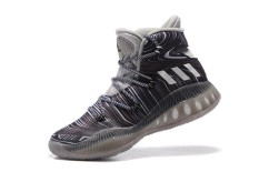 Basketball Shoes NBA Andrew Wiggins Sneakers Performance Crazy Explosive 2017 Primeknit For Man Lightweight Non slip High Quality Grey White Size EU:40