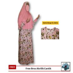 Best Seller ym_store Setelan Gamis Bergo Jersey Az-Zahra - L