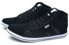 BSM Soga BAY 391 Sepatu Kasual/ Kets/ Sekolah/ Sport Pria Suede - Keren - Hitam