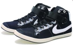 BSM Soga BLG 218 Sepatu Kasual/ Kets/ Sekolah/ Sport Pria Syntetic - Keren - Hitam