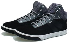 BSM Soga BLG 219 Sepatu Kasual/ Kets/ Sekolah/ Sport Pria Suede - Keren - Hitam Kombinasi