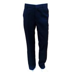 Bunda Wulan Celana Bahan Kerja Pria Slim Fit - Biru Dongker