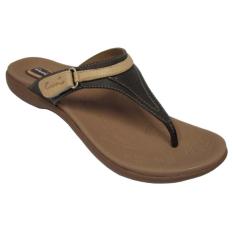 CARVIL - LADIES SANDAL CASUAL GRAPE-01 L DARK BROWN