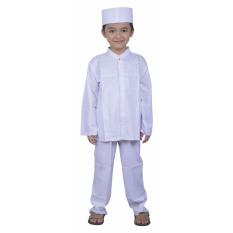 Catenzo Junior Baju Koko Anak Abzari CHE 013 - Putih