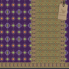 Cek Batik - Sarung Songket Etnik Cantik Kombinasi Warna Motif (UNGU , Hijau, Kuning, Putih Tulang, Orange, Merah, Hitam, Pink ) Berlapis Gold