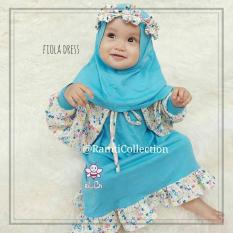 celana anak + atasan anak muslim anak set I gamis anak anak I setelan baju muslim anak perempuan I fiola