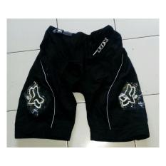 Celana Cross Traill Adventure Downhill Motocross Pendek Fox (Hitam)