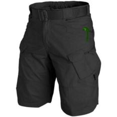 Celana Pendek Pria Tactical Blackhawk Hitam Pendek / PDL Cargo Outdoor Short Pants Pria Cowok / Celana Polisi Abri Casual Murah - Celana Santai